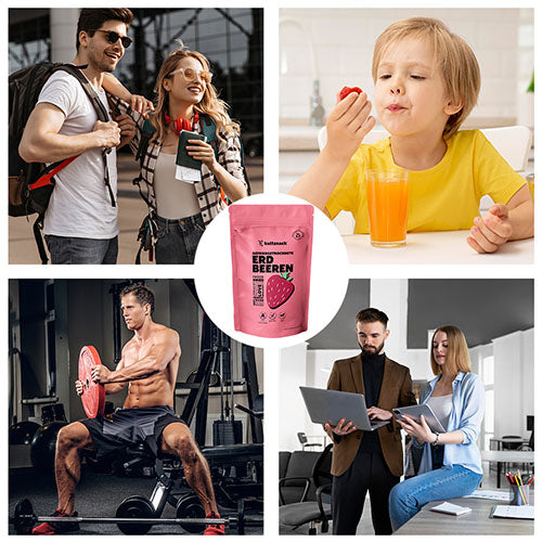 Gevriesdroogde aardbeien