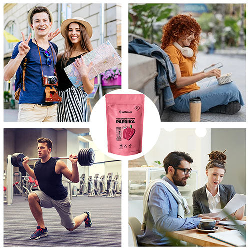 Gevriesdroogde paprika's