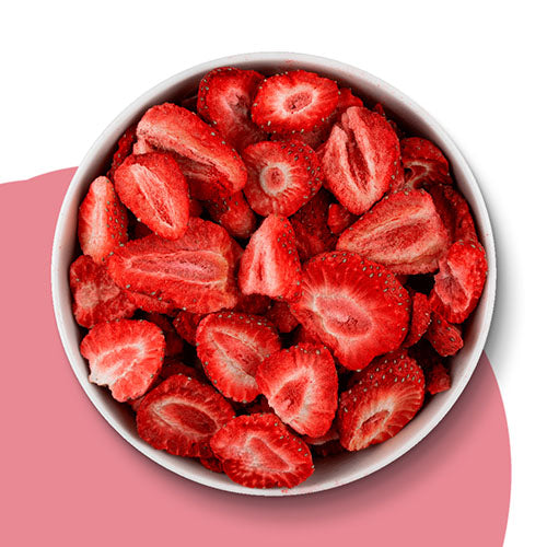 Gefriergetrocknete-Erdbeeren-in-Scheiben
