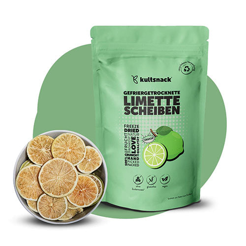 Gefriergetrocknete-Limetten-Scheiben
