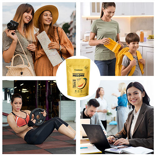 Gevriesdroogde meloen