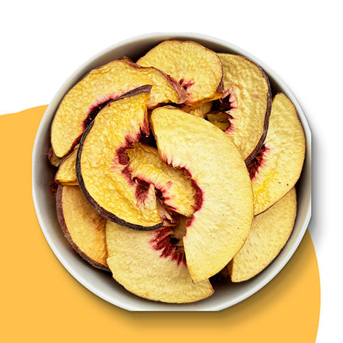 Gefriergetrocknete-Pfirsiche