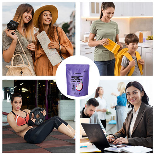 Gevriesdroogde witte drakenvrucht